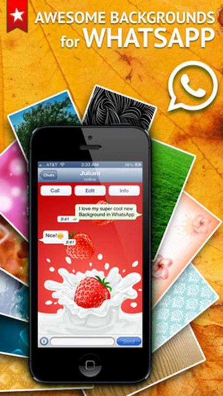 Backgrounds for WhatsApp Messenger & Hangouts & Viber* iPhone