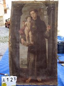 S.Antonio Apparizione di Gesù Bambino a S.Antonio da Padova e il terremoto 