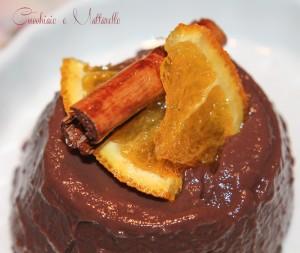 BUDINO AL CIOCCOLATO CON ARANCE CARAMELLATE 2