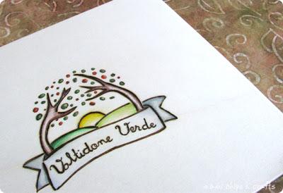 Guest book in legno per un bio-agriturismo