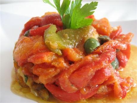 Peperoni gratinati pronti