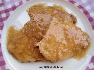 Secondi: Scaloppine al marsala