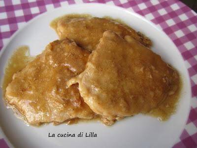 Secondi: Scaloppine al marsala