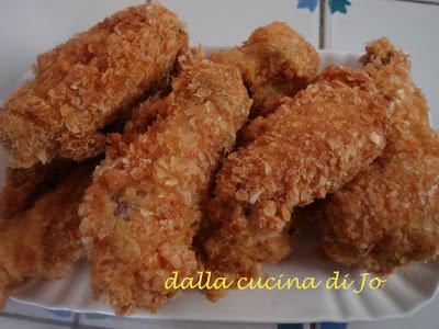 Ali di pollo fritte in pastella alla birra