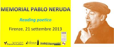 Reading poetico a tema libero intitolato “Memorial Pablo Neruda”