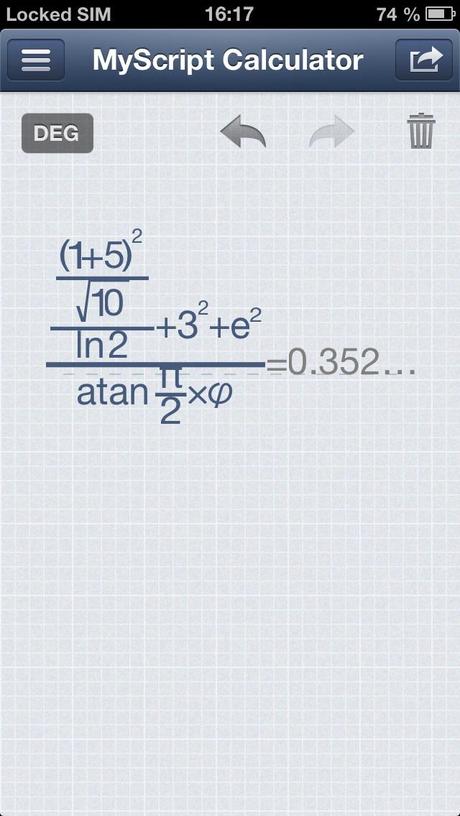 MyScript Calculator, la calcolatrice a mano libera | Recensione Applecentury