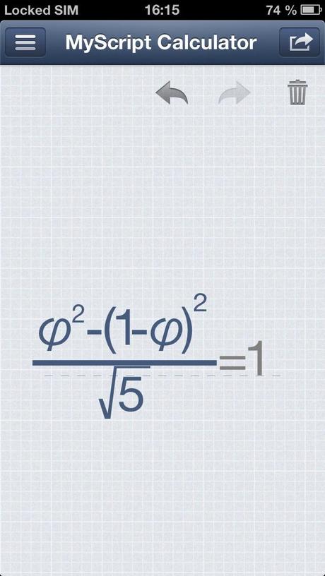 MyScript Calculator, la calcolatrice a mano libera | Recensione Applecentury