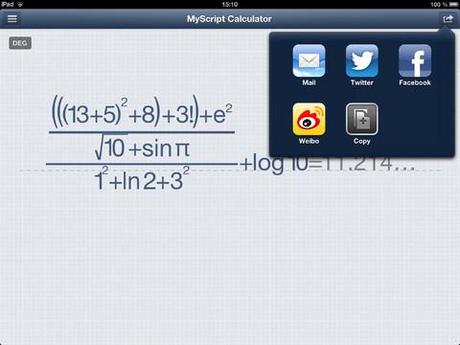 MyScript Calculator, la calcolatrice a mano libera | Recensione Applecentury