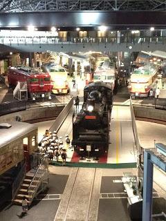 Il museo ferroviario di Saitama.