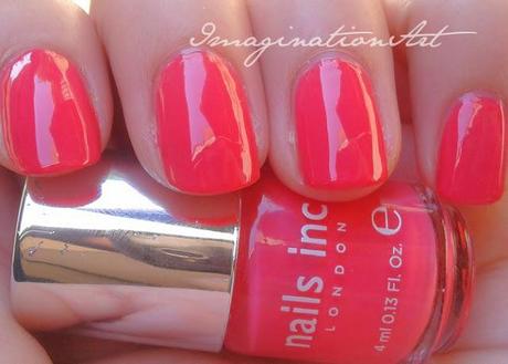 nails inc. brook street rosa pink coral corallo swatches swatch smalto polish nail lacquer unghie