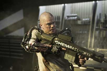 Elysium_Matt-Damon© 2013 Columbia TriStar Marketing Group, Inc. All rights reserved. Film Elysium: basterà un solo uomo a salvarci tutti?