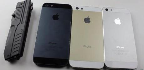 iPhone 5S si mostra in un video skratch test