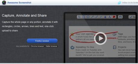 Awesome Screenshot - fotografare una pagina Web
