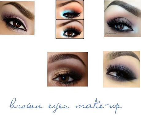 brown eyes make-up