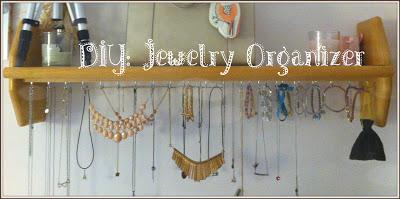 #DIY Jewelry Organizer