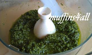 Pesto di foglie di sedano