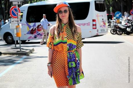 In the Street...Lucia Del Pasqua...Happy Colors