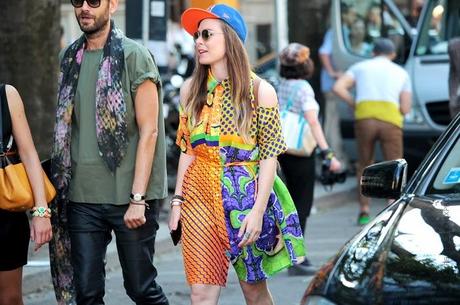 In the Street...Lucia Del Pasqua...Happy Colors