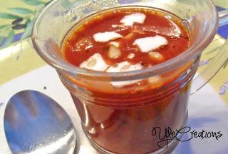 Zuppa saporita di pomodoro   Tasty tomato soup