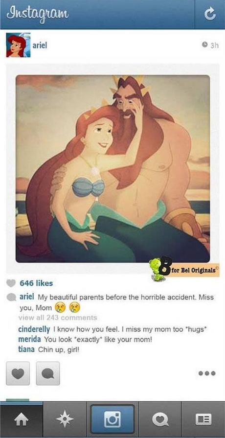 What If Your Disney Princesses Had Instagram?