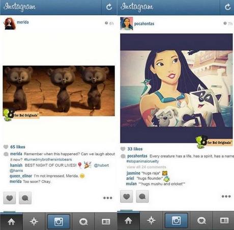 What If Your Disney Princesses Had Instagram?