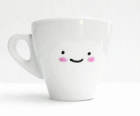 DIY da 1 Euro - Foto tutorial Tazzine da caffè kawaii