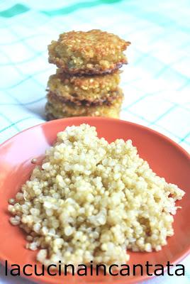 frittelle di quinoa....una bella novita' per tutti..e gluten free!!