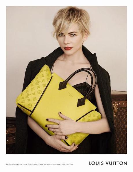 Una sensualissima Michelle Williams per Louis Vuitton