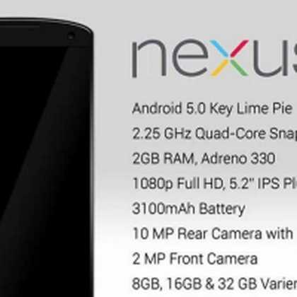 Nexus 5 e smartwatch Google a ottobre con Android 5 Tutti i dettagli