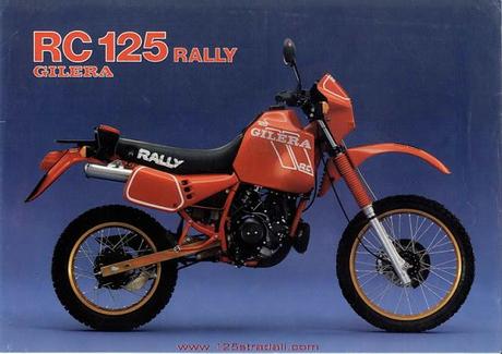 Vintage Brochures: Gilera RC 125 Rally 1987 (Italy)