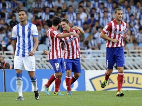 Real Sociedad-Atletico Madrid 1-2, colchoneros ancora a punteggio pieno