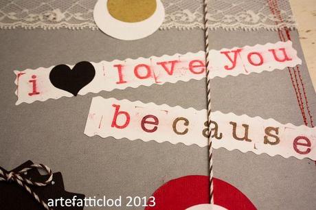 san valentino... prove di scrapbooking!