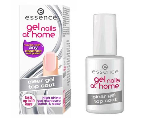 top coat gel Essence Gel Nail at home