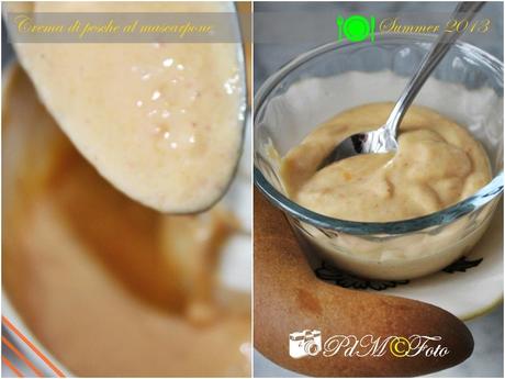 Crema di pesche al mascarpone