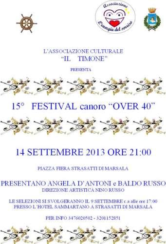 Al via le selezioni per il 15° Festival Canoro Over 40 di Strasatti