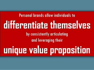 Fare personal branding è differenziarsi dagli altri