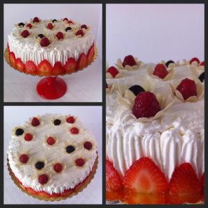 torta fior di fragola