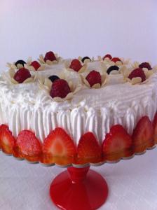 torta fior di fragola