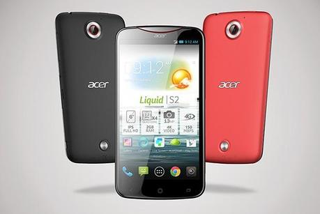 Acer presenta il Liquid S2 con processore Snapdragon 800 Quad Core e registrazione video in Ultra HD