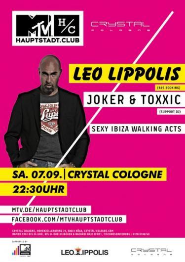 Leo Lippolis dj e testimonial per 12 eventi targati Mtv Germania al Crystal di Colonia (si parte il 7/9)