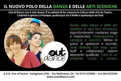 A Savigliano un nuovo polo della danza e delle arti sceniche, l' Out of Dance Asd