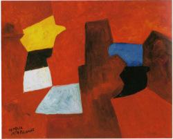 Serge Poliakoff - 25. Composition abstraite, 1966 (1953), tempera su tela, cm 60x73