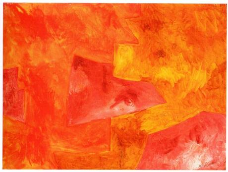 Serge Poliakoff, 7. Composition abstraite, 1960 (1964), gouache sur papier, cm 47x63