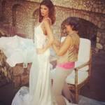 Elisabetta Canalis in abito da sposa: matrimonio in vista?