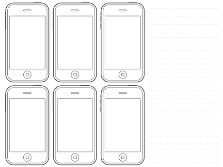 template iphone pdf