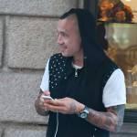 Radja Nainggolan e Robert Acquafresca in via Montenapoleone