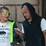 Milan: Nainggolan e Acquafresca, shopping in via Montenapoleone 07