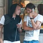 Milan: Nainggolan e Acquafresca, shopping in via Montenapoleone 09