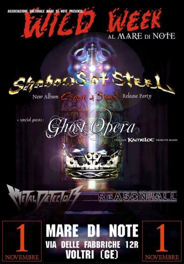 Shadows Of Steel, il 1° novembre il release party di Crown of Steel