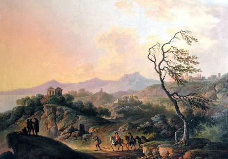 Claude Louis Chatelet - Veduta di Agrigento